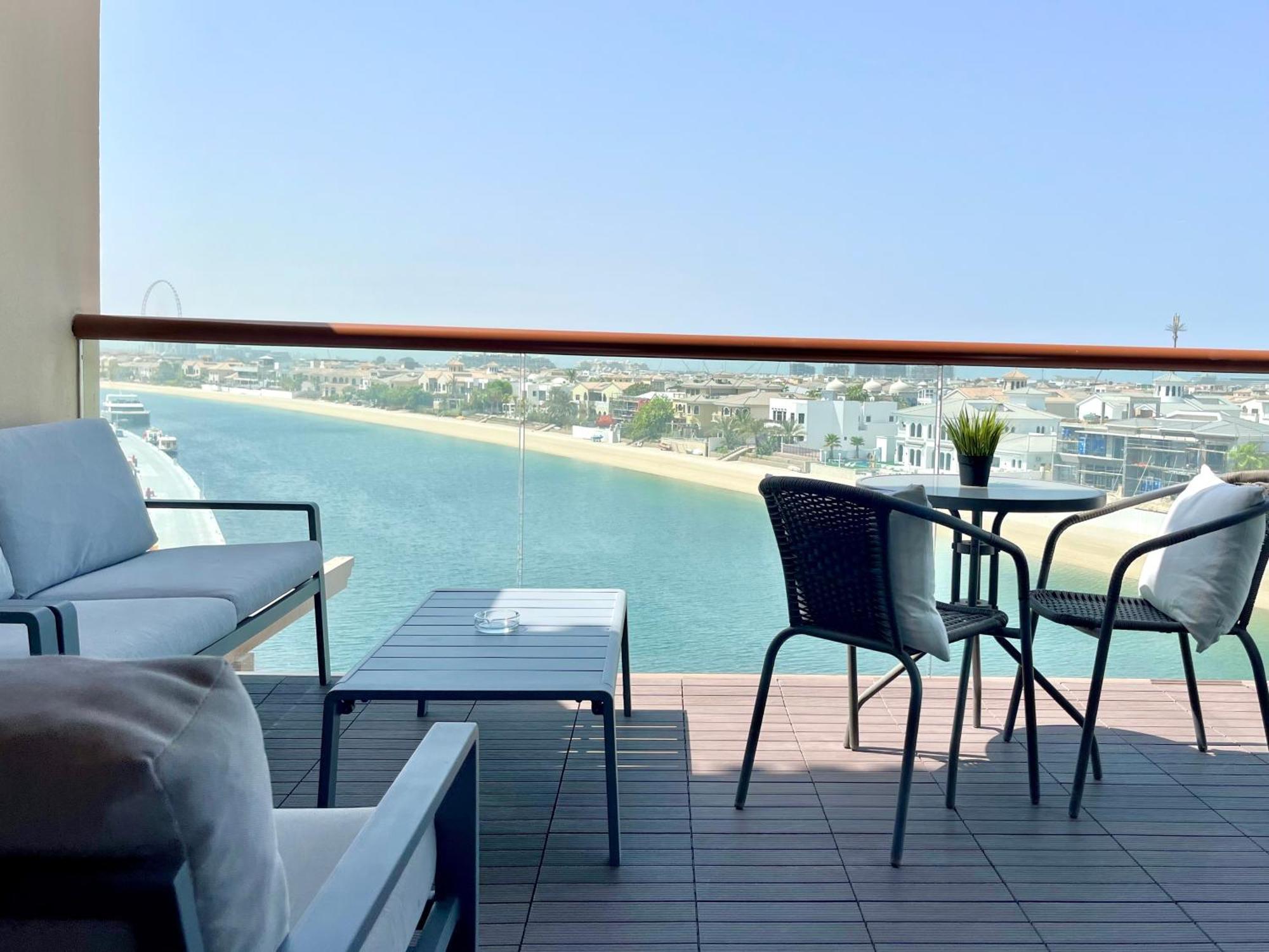Palm Jumeirah Upgraded & Cozy Boutique Apartment دبي المظهر الخارجي الصورة