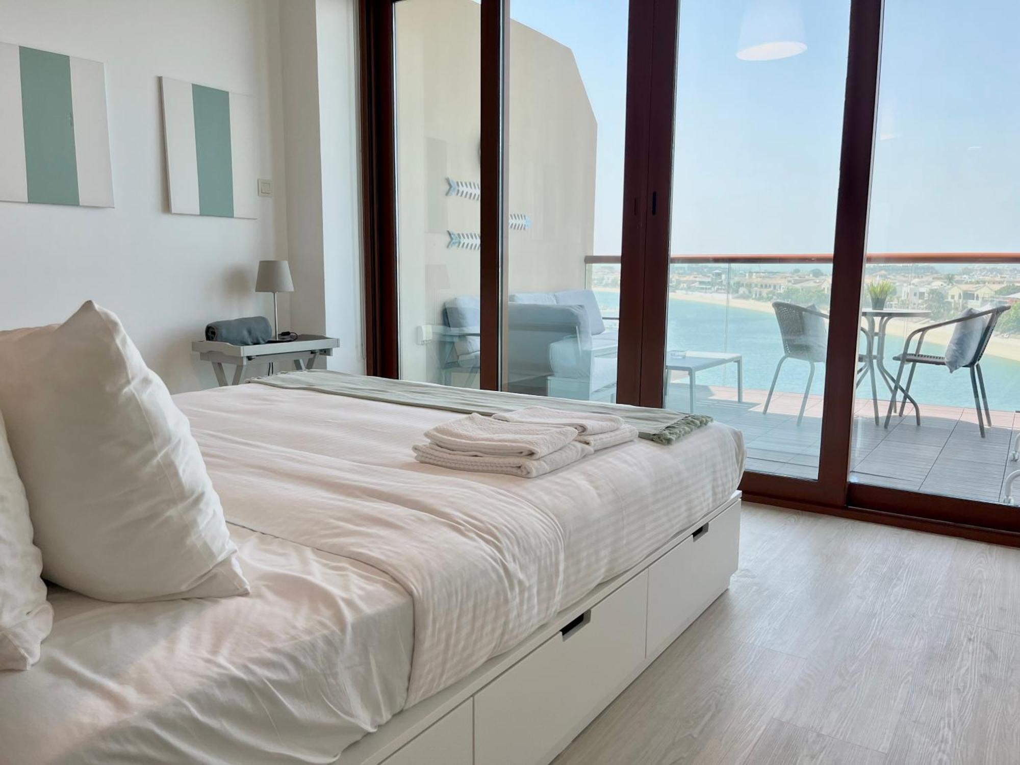 Palm Jumeirah Upgraded & Cozy Boutique Apartment دبي المظهر الخارجي الصورة