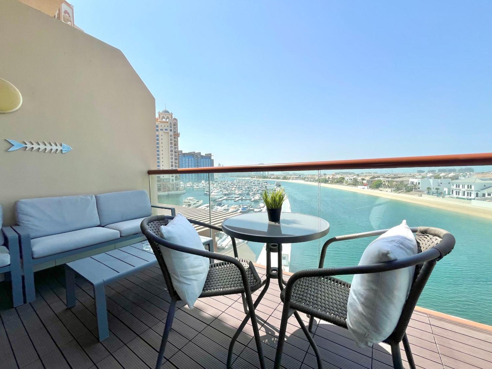 Palm Jumeirah Upgraded & Cozy Boutique Apartment دبي المظهر الخارجي الصورة